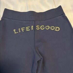 Life Is Good Kids' Navy Joggers Size Large